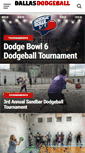 Mobile Screenshot of dallasdodgeball.com